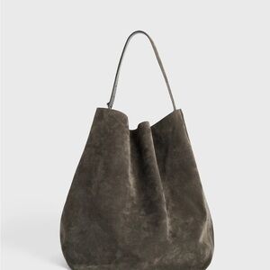 Totems belted suede tote